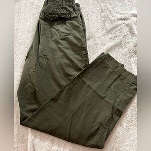 John Fields Men's Olive Pants (Talle 46 ~ US Waist 30-31)
